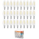 30 x Osram LED Filament Leuchtmittel Kerzen 4W = 40W E14...