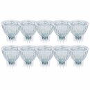 10 x Osram LED Leuchtmittel MR11 Glas Reflektor 4,5W = 35W GU4 12V 345lm warmweiß 2700K 36° Ra>90 DIMMBAR