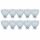 10 x Osram LED Leuchtmittel MR11 Glas Reflektor 4,5W = 35W GU4 12V 345lm warmweiß 2700K 36° Ra>90 DIMMBAR
