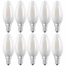 10 x Bellalux LED Filament Leuchtmittel Kerzenform 4W =...