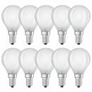 10 x Bellalux LED Filament Leuchtmittel Tropfen 4W = 40W...