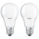 10 x Bellalux LED Leuchtmittel A55 Birnenform 5,5W = 40W E27 matt 470lm warmweiß 2700K 200°