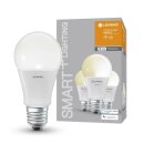 12 x Ledvance LED Smart+ Birne A60 9,5W = 75W E27 matt 1055lm warmweiß 2700K dimmbar App Google & Alexa Wifi