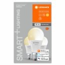 12 x Ledvance LED Smart+ Birne A60 9,5W = 75W E27 matt 1055lm warmweiß 2700K dimmbar App Google & Alexa Wifi