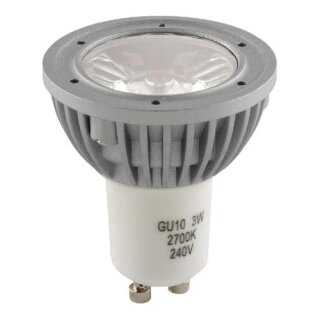 Brilliant LED Leuchtmittel Glas Reflektor klar 3W = 45W 230lm GU10 warmweiß 2700K