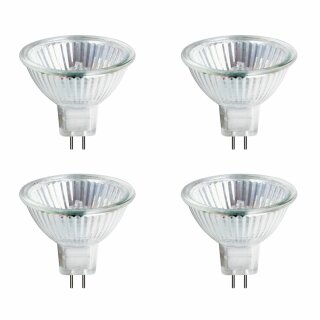4 x TIP Halogen Leuchtmittel MR16 Reflektor 35W GU5,3 12V warmweiß 38°