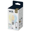 WiZ Smart LED Filament A60 Birnenform 6,7W = 60W E27 klar 806lm CCT 2700K-6500K dimmbar App Google Alexa WiFi