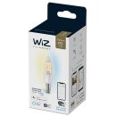 WiZ Smart LED Filament Kerze 4,9W = 40W E14 klar 470lm CCT 2700K-6500K dimmbar App Google Alexa WiFi