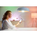 WiZ Smart LED Filament Kerze 4,9W = 40W E14 klar 470lm CCT 2700K-6500K dimmbar App Google Alexa WiFi