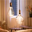 WiZ Smart LED Filament G200 Globe 6,5W = 40W E27 klar 470lm CCT 2700K-6500K dimmbar App Google Alexa WiFi