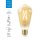 WiZ Smart LED Filament Edison ST64 6,7W = 50W E27 Gold 640lm CCT 2000K-5000K dimmbar App Google Alexa WiFi