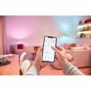 WiZ Smart LED Kerze 4,9W = 40W E14 matt 470lm warmweiß 2700K Dimmbar App Google Alexa WiFi