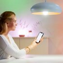 WiZ Smart LED Kerze 4,9W = 40W E14 matt 470lm warmweiß 2700K Dimmbar App Google Alexa WiFi