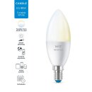 WiZ Smart LED Kerze 4,9W = 40W E14 matt 470lm CCT...