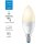 2 x WiZ Smart LED Kerzen 4,9W = 40W E14 matt 470lm CCT 2700K-6500K dimmbar App Google Alexa WiFi