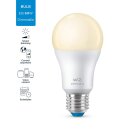 WiZ Smart LED A60 Birnenform 8W = 60W E27 matt 806lm warmweiß 2700K dimmbar App Google Alexa WiFi