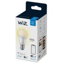 WiZ Smart LED A60 Birnenform 8W = 60W E27 matt 806lm warmweiß 2700K dimmbar App Google Alexa WiFi