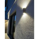 Ledvance LED Außenleuchte Wandlampe Endura Style Updown Dunkelgrau IP44 12W 700lm warmweiß 3000K