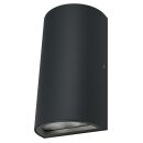 Ledvance LED Außenleuchte Wandlampe Endura Style Updown Dunkelgrau IP44 12W 700lm warmweiß 3000K