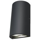 Ledvance LED Außenleuchte Wandlampe Endura Style Updown Dunkelgrau IP44 12W 700lm warmweiß 3000K