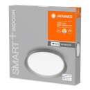 Ledvance LED Smart+ Wand- & Deckenleuchte Orbis Plate Grau Ø43cm 24W 2500lm 3000K-6500K Dimmbar App Google Alexa WiFi