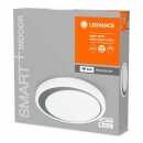 Ledvance LED Smart+ Wand- & Deckenleuchte Orbis Moon Grau Ø48cm 32W 3300lm 3000K-6500K Dimmbar App Google Alexa WiFi