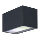 Ledvance LED Smart+ Außenwandleuchte Up/Down Dunkelgrau IP44 14W 1350lm RGBW 3000K Dimmbar App Google Alexa WiFi