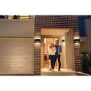 Ledvance LED Smart+ Außenwandleuchte Up/Down Dunkelgrau IP44 14W 1350lm RGBW 3000K Dimmbar App Google Alexa WiFi