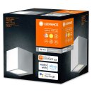 Ledvance LED Smart+ Außenleuchte Wandlampe Brick Wall Stahl Up/Down 14W 1350lm RGBW Warmweiß Dimmbar App Google Alexa WiFi