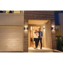 Ledvance LED Smart+ Außenleuchte Wandlampe Brick Wall Stahl Up/Down 14W 1350lm RGBW Warmweiß Dimmbar App Google Alexa WiFi