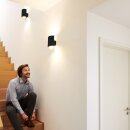 Ledvance LED Smart+ Orbis Wandleuchte schwarz 12W 1200lm CCT 2700-6500K Google Amazon Alexa WiFi Dimmbar