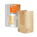 Ledvance Smart+ LED Wandlampe Wood Wall Holz 12W 1200lm TW 3000-6500K Dimmbar App Google Alexa WiFi