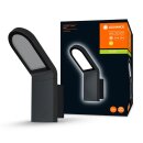 Ledvance LED Außenleuchte Wandleuchte Endura Style Wall Dunkelgrau IP44 12W 740lm warmweiß 3000K