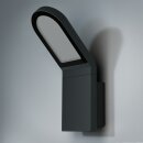 Ledvance LED Außenleuchte Wandleuchte Endura Style Wall Dunkelgrau IP44 12W 740lm warmweiß 3000K