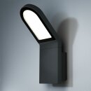 Ledvance LED Außenleuchte Wandleuchte Endura Style Wall Dunkelgrau IP44 12W 740lm warmweiß 3000K