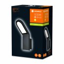 Ledvance LED Außenleuchte Wandleuchte Endura Style Wall Dunkelgrau IP44 12W 740lm warmweiß 3000K