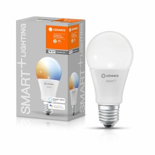 Ledvance LED Smart+ Birne A60 9W = 60W E27 matt 806lm Tunable White 2700K-6500K Dimmbar App Google Alexa WiFi