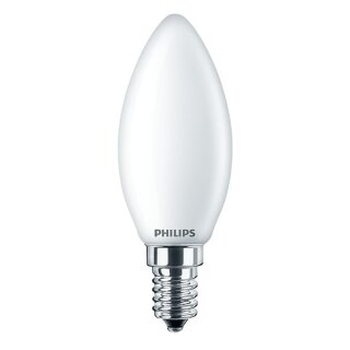 Philips LED Leuchtmittel B35 Kerze 2,2W = 25W E14 matt 250lm warmweiß 2700K