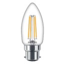 Philips LED Filament Leuchtmittel Kerze 4,3W = 40W B22d...