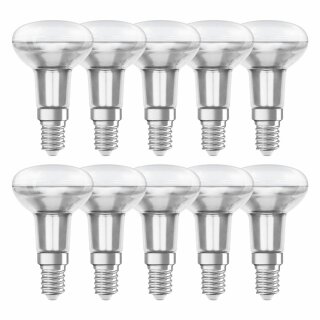 10 x Bellalux LED Leuchtmittel Reflektor R50 4,3W = 60W E14 matt 345lm warmweiß 2700K