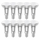 10 x Bellalux LED Leuchtmittel Reflektor R50 4,3W = 60W E14 matt 345lm warmweiß 2700K