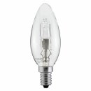 25 x Spectrum Halogen Leuchtmittel Kerzen 28W fast 40W E14 klar warmweiß 2700K dimmbar 2000h