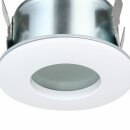 Eglo LED Einbauleuchte Margo Weiß rund Ø8,4cm IP65 5W GU10 350lm warmweiß 3000K