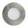Eglo LED Einbauleuchte Edelstahl rund Ø8,4cm IP65 5W GU10 350lm warmweiß 3000K
