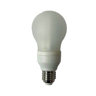 LightMe Energiesparlampe Leuchtmittel Birne A65 15W = 75W E27 matt 800lm warmweiß 2700K