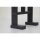 Geländer Geländerset Pertura Triton Aluminium anthrazit für Bodenmontage LINUS Länge & Höhe: 1m