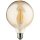3 x Müller-Licht LED Filament Leuchtmittel Retro Globe G125 4,5W = 32W E27 Gold 350lm extra warmweiß 2000K
