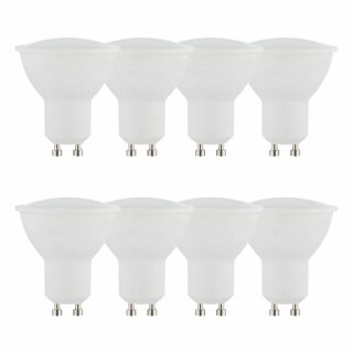 8 x Müller-Licht LED Essentials Leuchtmittel Reflektor 3W GU10 230lm warmweiß 2700K 10000h