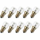 10 x Osram Glühbirne Special Oven 15W E14 klar S22...