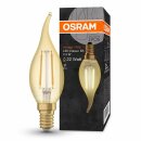 Osram LED Filament Kerze Vintage 1906 2,5W = 22W E14 Gold 220lm extra warmweiß 2400K